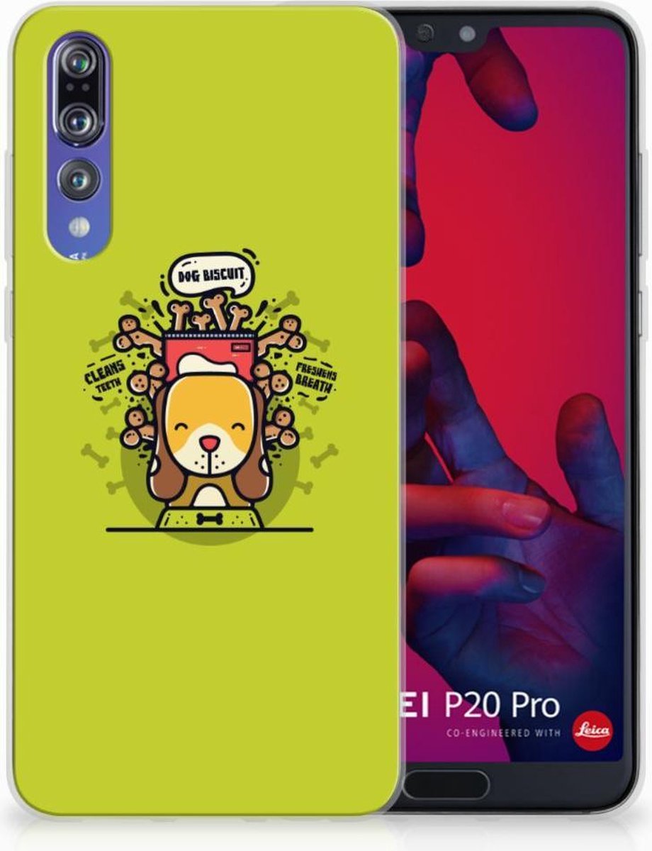 Huawei P20 Pro Telefoonhoesje met Naam Doggy Biscuit