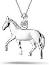 Montebello Ketting Pony - 925 Zilver Gerhodineerd - Paard - 20x18mm - 45cm