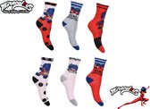 6 paar sokken Miraculous Ladybug maat 27/30