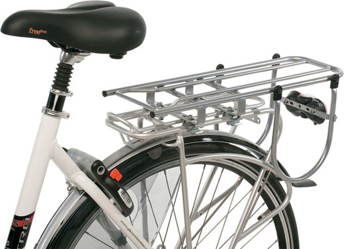 Flash cilinder gebrek Easyfit drager zilver XL – met extra ruimte voor fietstas! | bol.com
