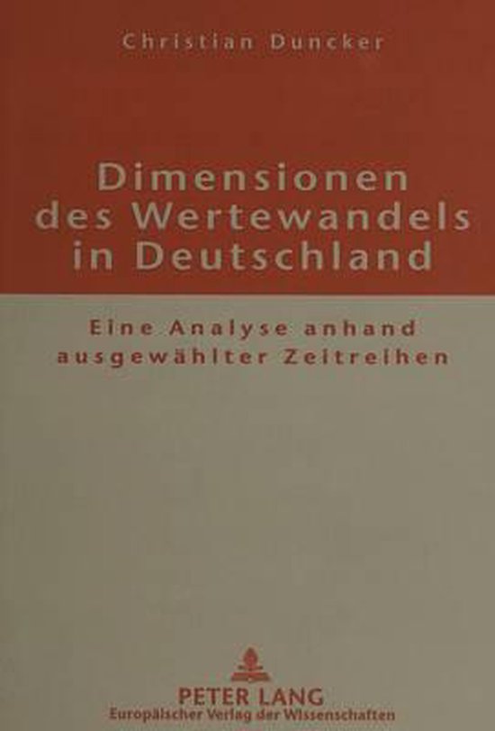 Dimensionen Des Wertewandels in Deutschland - cover