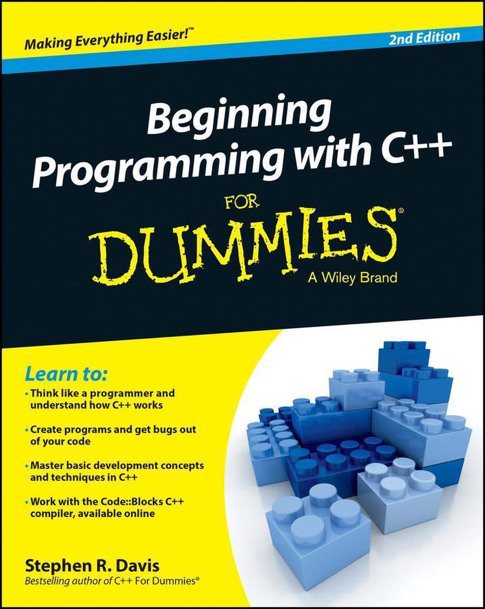 Omslag van Beginning Programming with C++ For Dummies
