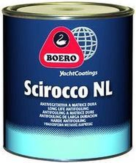 Boero Scirocco Antifouling 5 ltr  ZWART