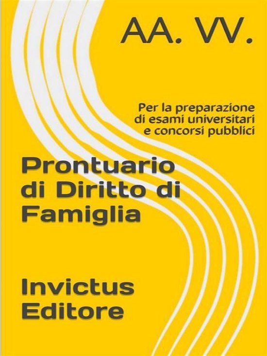 Prontuario di diritto di famiglia - cover