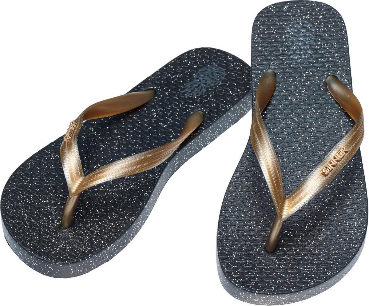 SINNER Padank Unisex Slippers - Zwart - Maat 29