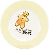 Blond Amsterdam Blondelicious Gebaksbord - Ø18cm - Crème/Geel