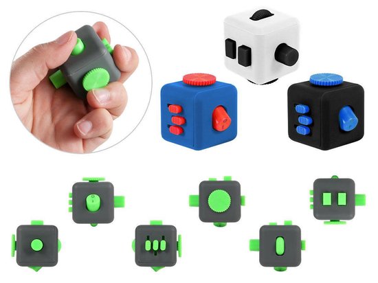 Fidget Cube Friemelkube - Anti Stress Cube - Jouets contre le stress - Plus  de Focus