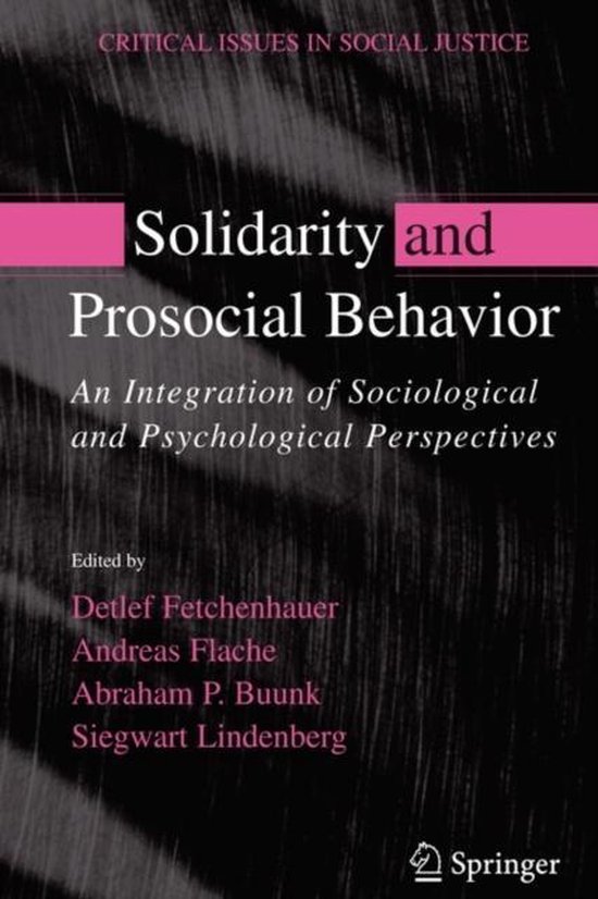 Solidarity and Prosocial Behavior - cover
