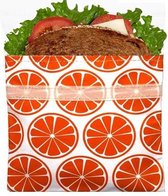 Lunchskins sandwich bag , Orange Tangerine