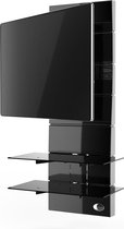 MELICONI TV-standaard met verstelbare steun 32 tot 63 - tot 30 kg - Zwart