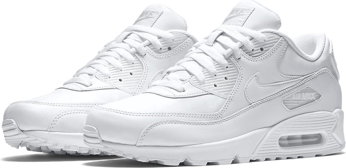 Nike Air Max 90 Leather Sportschoenen - Maat 43 - Mannen - wit | bol.com