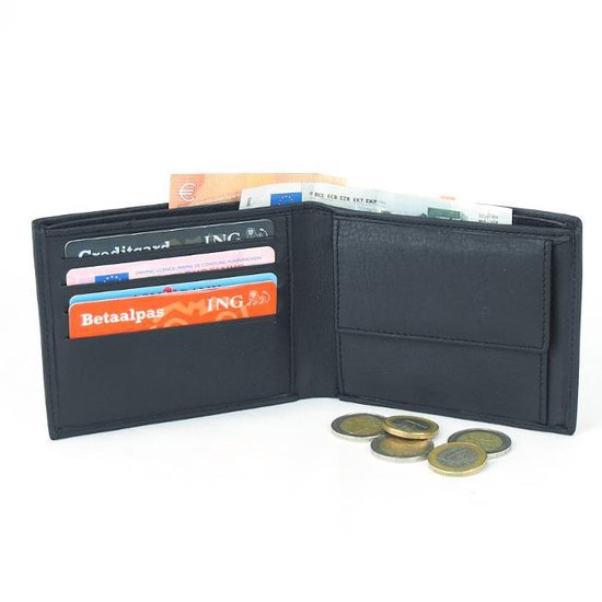 Portefeuille Businessme - Hommes - Cuir - Noir