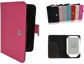 Pocketbook Touch Lux 2 Book Cover, e-Reader Bescherm Hoes / Case, Hot Pink, merk i12Cover