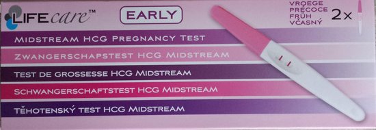 LifeCare Early - Vroege Zwangerschapstest - 2 stuks