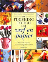 De finishing touch met verf en papier