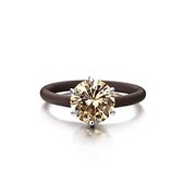 Montebello Ring Sinapis - Dames - Zilver - Zirkonia - ∅10 mm - One Size