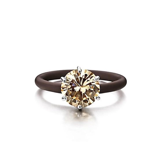 Montebello Ring Sinapis - 925 Zilver Gerhodineerd - ∅10mm - One Size