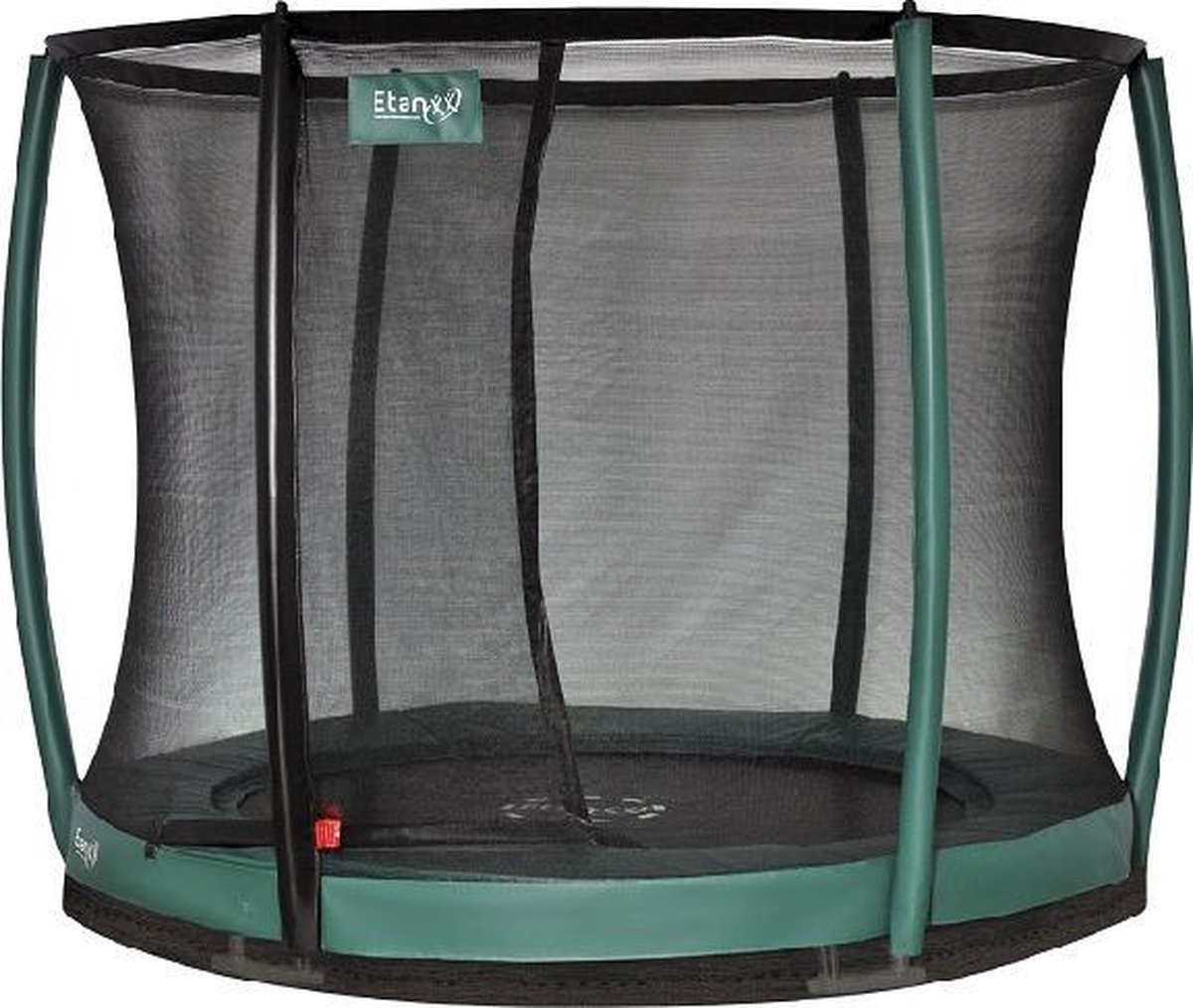 Trampoline Etan Inground Premium Gold Combi Deluxe set - Ø244 cm - inc. Deluxe Veiligheidsnet - Groen - Rond