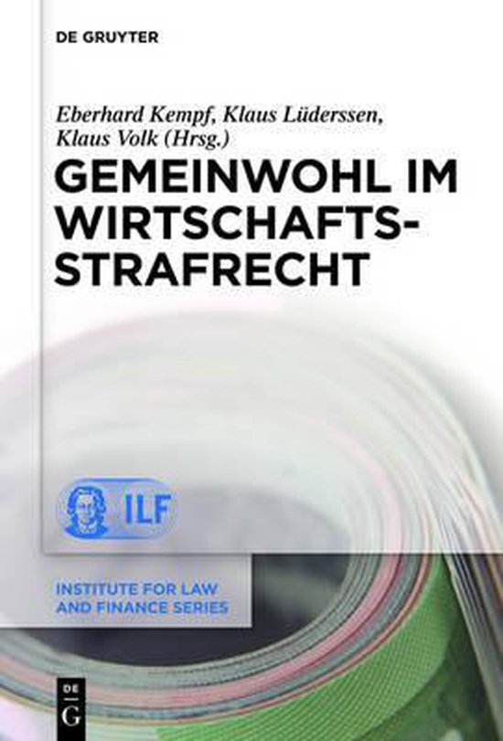 Gemeinwohl im Wirtschaftsstrafrecht - cover