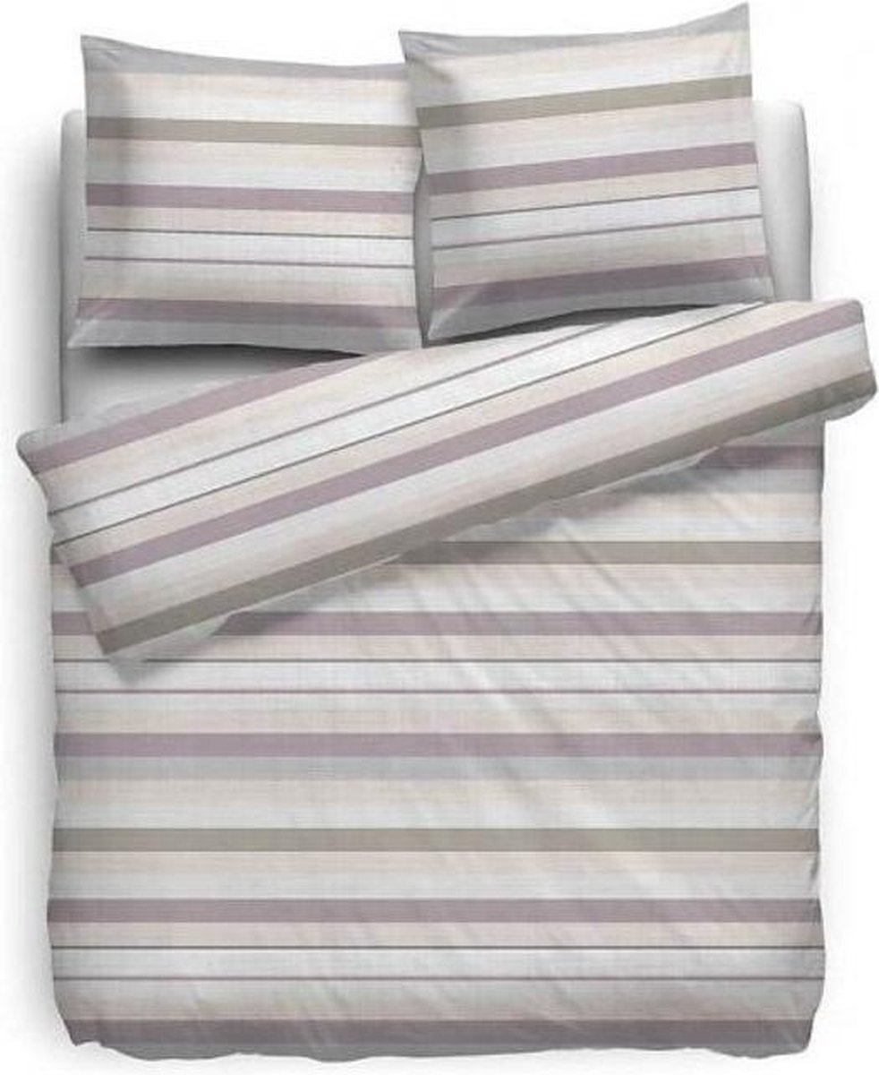 Heckettlane HNL Velvet Touch Skipper Dekbedovertrek - Litsjumeaux - 240x200/220 cm - Taupe