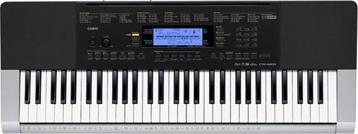Casio CTK-4400 61toetsen USB Zwart, Zilver MIDI toetsenbord | bol.com