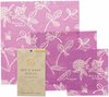 Bee's Wrap Mimi's Purple Set van 3 (S/M/L)