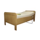 Seniorenbed – Compleet Elektrische Seniorenbed – Houten Bed verstelbaar – wit