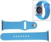 My-icover.nl Siliconen bandje - bandje geschikt voor Apple Watch Series 1/2/3 (42mm) - blauw
