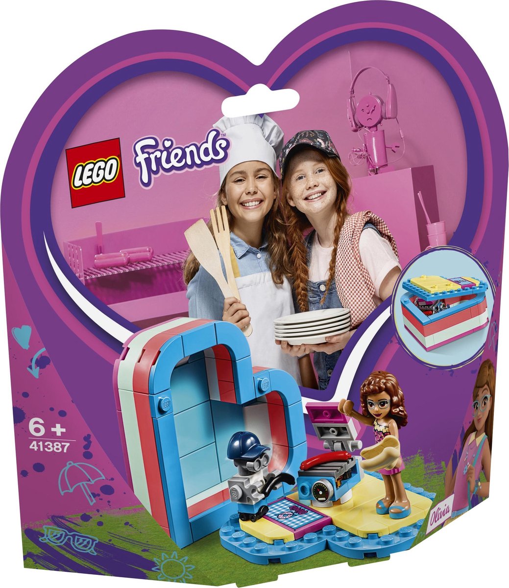LEGO Friends Olivia's hartvormige zomerdoos 41387