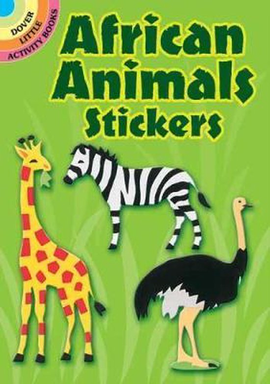 African Animals Stickers, Winky Adam 9780486412634 Boeken