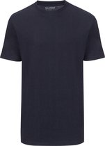 Slater 2510 - Lot de 2 t-shirts pour hommes col rond haut bleu marine basique - M