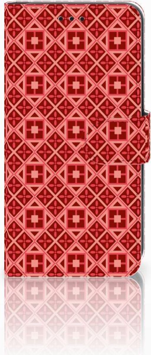 Xiaomi Mi A2 Lite Telefoon Hoesje Batik Rood