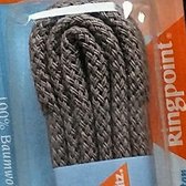 3 mm x 60cm Donkergrijs - Rond Cord 100% katoen schoenveter