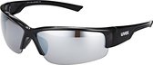 UVEX Sportstyle 215 - Sportbril - UV-bescherming - Zwart
