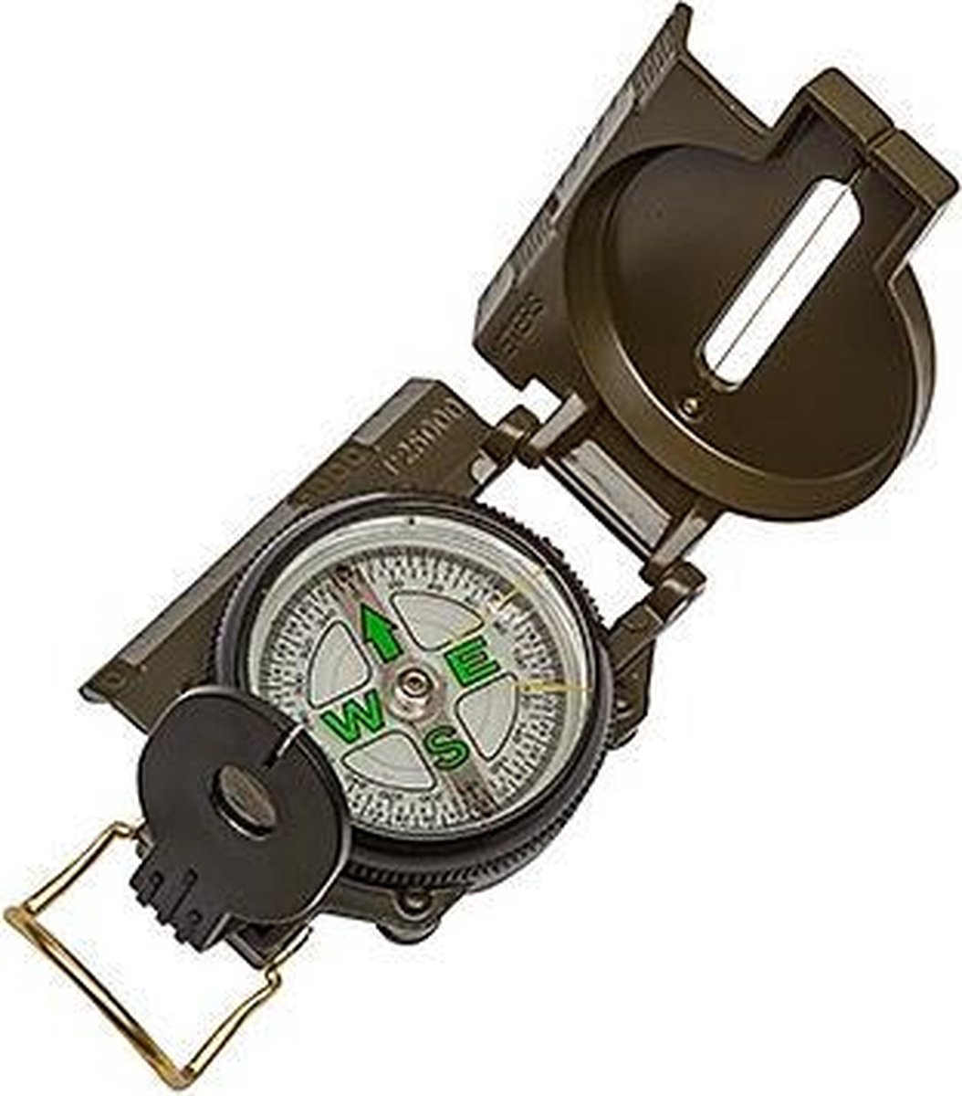 Homeij lens/peilkompas militair groen