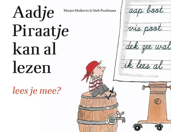 Aadje Piraatje  -   Aadje Piraatje kan al lezen