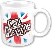 The Sex Pistols Logo & Flag Bedrukte Mok Beker
