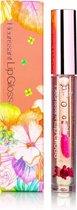 GLAMFOX Fleurissant Rose Flower Lipgloss - 24 Karaat Goud Korrels Lip Gloss met 100% Echte Bloem - Lip Pumper - Lipgloss Transparant - Korean Beauty Make Up