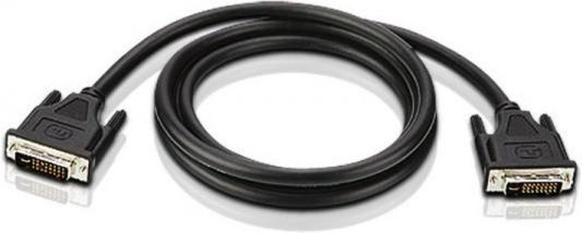 ADJ 300-00065 A/V Cable, DVI -> DVI 25P Dual Link, Ferrite, M/M, 3m, Black, BLISTER