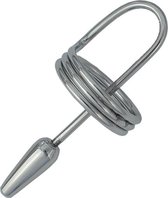Metalen Penisplug 6 mm met 3 laags eikelring