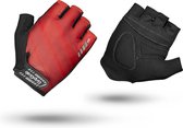 GripGrab - Rouleur Padded Korte Vinger Zomer Fietshandschoenen - Rood - Unisex - Maat S