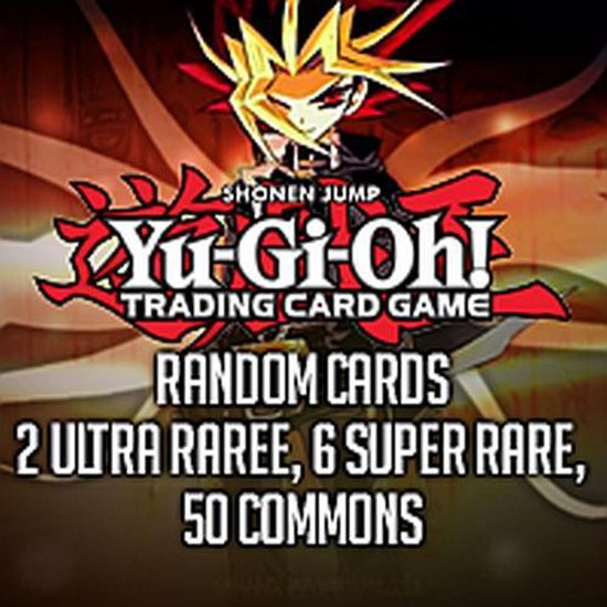 Yu-Gi-Oh Random Cards 2 Ultra Rare, 6 Super Rare 50 Commons