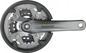 Crankstel Shimano Alivio T4060 9 speed 175/48x36x26T - zilver