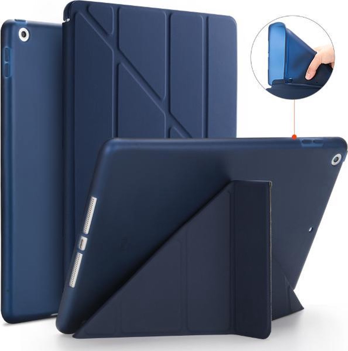 SBVR - Apple iPad Hoes 2017 - 10.5 inch - iPad Pro (2017) - Smart Cover - A1701, A1709, A1852 - Donkerblauw