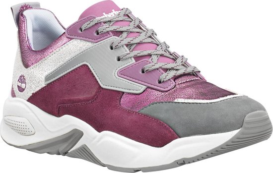 Delphiville sneaker voor dames in bordeauxrood hotsell