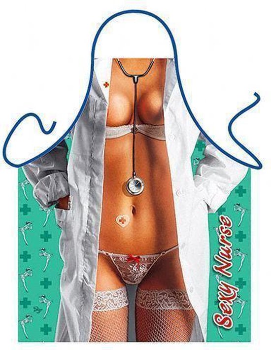 Benza Schort Sexy Nurse/Zuster - Sexy/Leuke/Grappige/Mooie Keukenschort