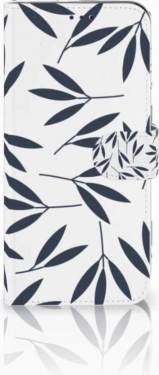 Samsung Galaxy A50 Hoesje Leaves Blue