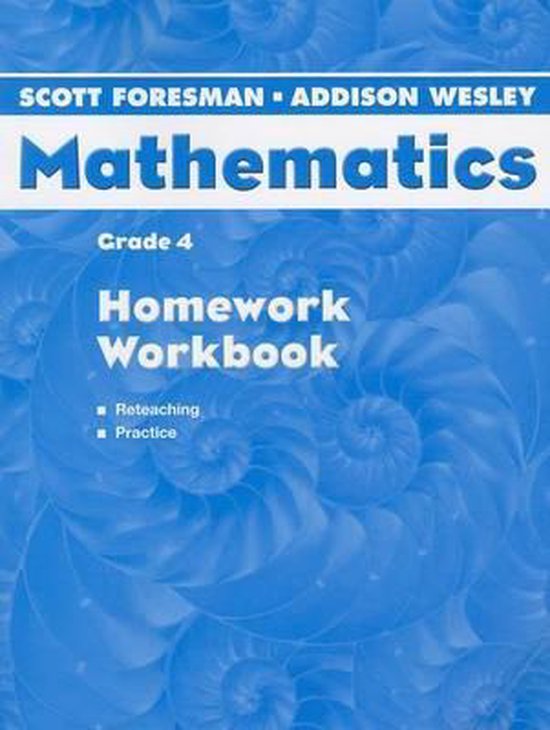 Sfaw Math 2004 Homework Workbook Grade 4 - cover