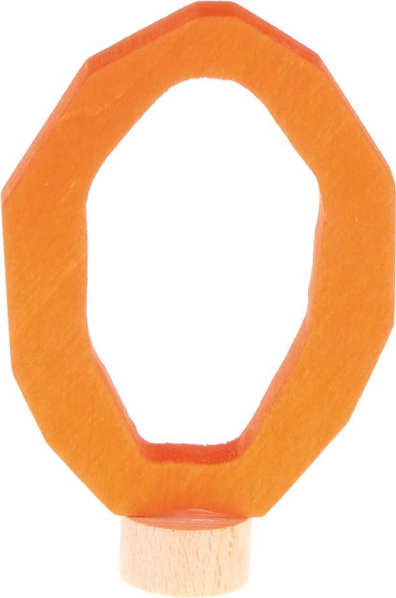 Steker houten cijfer (Grimms) |  0