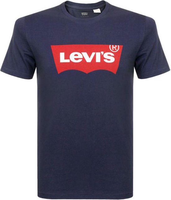 Levi's - T-Shirt Graphic Logo Navy - Heren - Maat XXL - Modern-fit